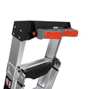 LITTLE GIANT KING KOMBO 8 FT H X 24 IN W ALUMINUM EXTENSION LADDER - SILVER - Like New