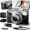 NBD 4K Digital Cameras Autofocus,48MP Vlogging Cameras YouTube Antishake Silver - Like New