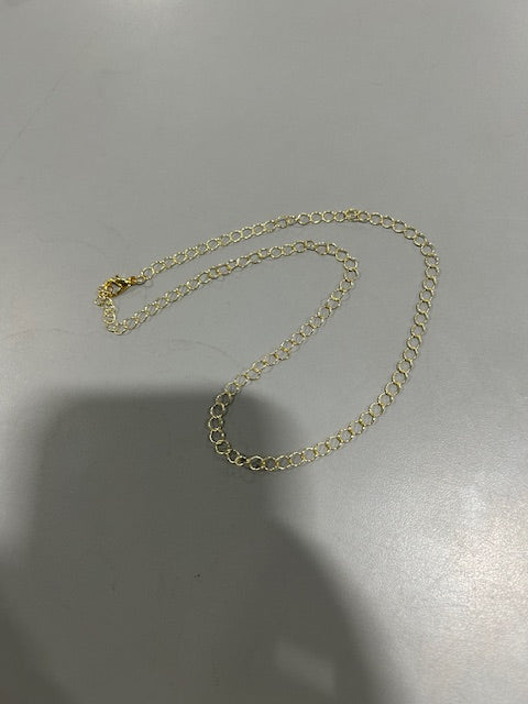 GENERIC SOLID GOLD CHAIN NECKLACE - GOLD - Like New