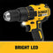 DEWALT 20V MAX Cordless Drill Combo Kit Brushless DCK277C2 - Yellow - Like New