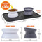 Kitty City Raised Cat Bowl Collection/Stress Free Pet Feeder/Waterer - Gray - Brand New