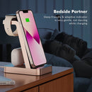 WORUDA CHARGER STATION 3 IN 1 FAST WIRELESS CHARGING DOCK STAND - PINK Like New