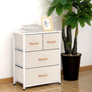 AZL1 LIFE CONCEPT DRESSER STORAGE FURNITURE ORGANIZER - WOOD METAL/IVORY - Like New
