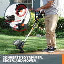 Worx GT Revolution 20V 12" String Trimmer Grass Trimmer/Edger/Mini-Mower WG170.2 Like New