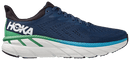 HOKA ONE ONE MEN'S CLIFTON 7 SHOES - SIZE: MEN 9.5 - MOONLIT OCEAN - Like New