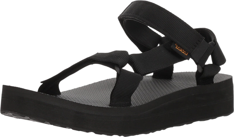 1004006 Teva Women's Midform Universal Sandal Black/Webbing Size 11 - Like New