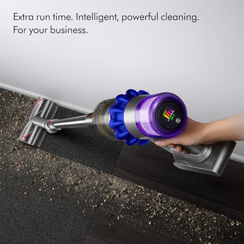 DYSON 448701-01 V15 DETECT PRO CORDLESS VACUUM CLEANER - BLUE/NICKEL - Like New