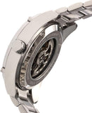 HERITOR AUTOMATIC Daniels Semi-Skeleton Bracelet Watch - Silver - Like New