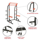 Sunny Health & Fitness Power Zone Half Rack Heavy Duty Performance SF-XF9933 - Like New