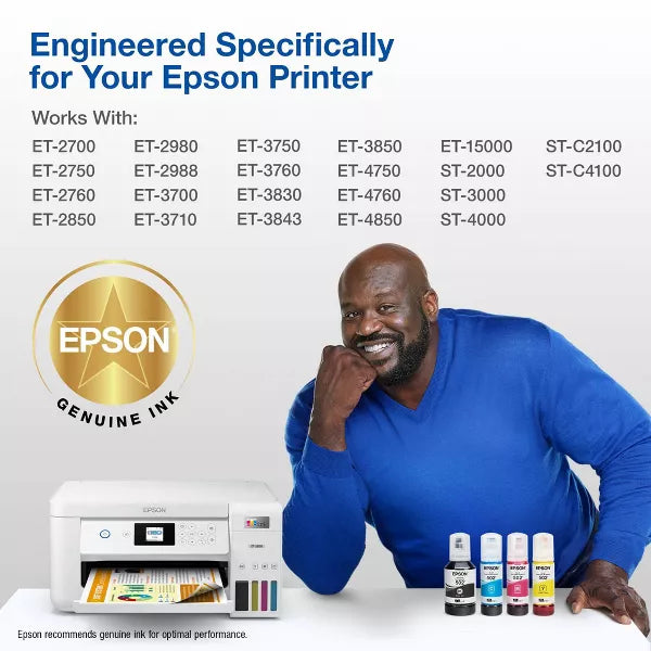 EPSON 502 BLACK MULTIPACK INK BOTTLES - CYAN MAGENTA YELLOW (T502120-BCS) - Brand New