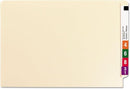 SMEAD END TAB FILE FOLDER SHELF-MASTER MANILA 100 PER BOX 27110 - Like New