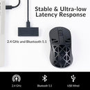 KEYCHRON M3 MINI 4K WIRELESS BLUETOOTH 5.1/2.4 GHZ MOUSE ULTRA LIGHTWEIGHT BLACK - Like New