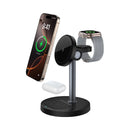ZUMMY MAGNETIC 3-IN-1 WIRELESS CHARGING STATION APPLE DEVICES MAGSAFE - BLACK - Like New