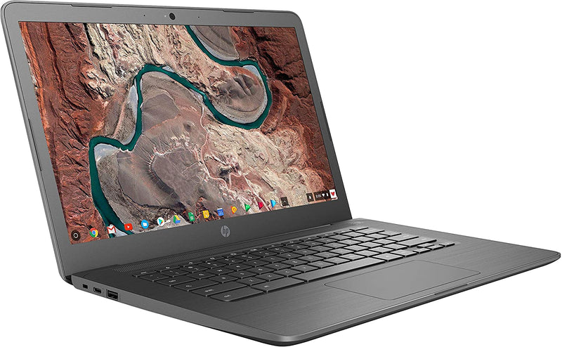 HP Chromebook 14" HD Intel Celeron N3350 4GB 32GB 14-ca023nr - Gray - Like New