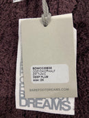 BAREFOOT DREAMS WOMEN'S COZYCHIC HALF ZIPTUNIC, DEEP PLUM, 2X - Brand New
