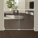 Dreambaby Extra Wide Tall Expandable Gate Track It Tech 30-53" Opening White - Brand New