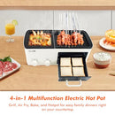 YANGMING 4 IN 1 BREAKFAST MAKER STATION WITH GRILL, HG01 - OFF WHITE - Like New