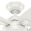 Hunter Fan 46 inch Ceiling Fan LED Light Kit, Fresh White, 5-Blade, CC59215-A - Like New