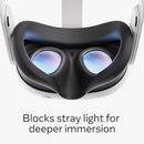 META QUEST 3 SILICONE FACIAL INTERFACE- BLACK - Like New