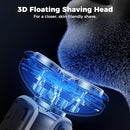 HULUNI ELECTRIC RAZOR FOR MEN 3D MAGNETIC ELECTRIC SHAVER - - Scratch & Dent