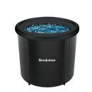 BROOKSTONE PORTABLE ICE BATH COLD PLUNGE WATER THERAPY TUB, PLASTIC COVER - Like New