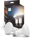 Philips Hue White Ambiance BR30 LED Smart Bulbs Bluetooth 578138 - White - Like New