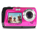 MONOLTA MINOLTA 48 MP DUAL SCREEN WATERPROOF DIGITAL CAMERA MN40WP - PINK - Like New