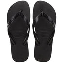 4000029 HAVAIANAS WOMEN'S CORE FLIP FLOPS BLACK SIZE: 11/12 - Like New