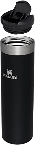 STANLEY AEROLIGHT TRANSIT BOTTLE 20 OZ LOCKING LID LIGHTWEIGHT - BLACK GLIMMER - Brand New