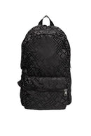 M000963AF13926 ARMANI EXCHANGE MEN'S MALIBU BACKPACK ALLOVER BIG LOGO - BLACK - Brand New