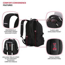 SWISSGEAR 2769 SCANSMART LAPTOP BACKPACK, 16 INCH LAPTOPS, TSA FRIENDLY - BLACK - Brand New