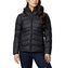 COLUMBIA WOMEN'S AUTUMN PARK DOWN HOODED JACKET - BLACK - X-LARGE - Brand New