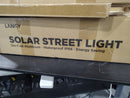 LANGY SOLAR STREET LIGHT, DIE-CAST ALUMINUM WATERPROOF IP66 ENERGY SAVING - GRAY - Like New
