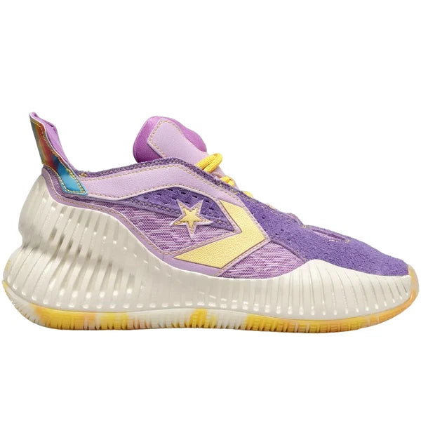 CONVERSE ALL STAR BB CX MID JELLY BASKETBALL SHOES - 8.5 - PURPLE/YELLOW/WHITE - Like New