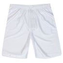 JUMP START MEN'S MOISTURE-WICKING PERFORMANCE DAZZLE SHORTS - SIZE: XL - WHITE - Brand New