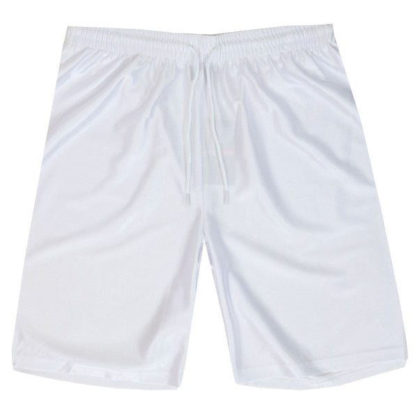 JUMP START MEN'S MOISTURE-WICKING PERFORMANCE DAZZLE SHORTS - SIZE: XL - WHITE - Brand New