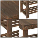 ECOMEX Shoe Rack Bench, Laundry Basket, 3-Tier Sturdy Organizer - Brown - Brand New