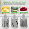 NUTRICHEF 3 IN 1 CHEESE GRATER & SHREDDER - BLACK - Like New
