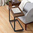 AZL1 Life Concept C Sofa Side, End Snack Wood Finish and Metal Frame - Brown - Brand New