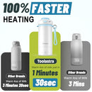 Toolastra Portable Bottle Warmer for Baby, 16.91oz 100% Faster Heating - Brand New