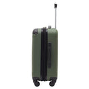 TRAVELERS CLUB CHICAGO HARDSIDE EXPANDABLE SPINNER LUGGAGE 22" CARRY-ON - GREEN - Like New