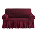 NICEEC Love Seat Slipcover Red Love Seat Cover 1 Piece Easy Fitted Sofa Couch - Like New
