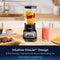 OSTER TURBO 5-SPEED COUNTERTOP BLENDER BLACK 800W DISHWASHER-SAFE 6-CUP CAPACITY - Like New