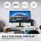 VIEWSONIC 24 INCH IPS FULL HD 1080P MONITOR WITH ADAPTIVE SYNC, 75HZ - BLACK - Like New
