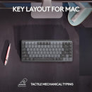 Logitech MX Mechanical Mini Mac Compact Wireless Mechanical Clicky - Space Gray Like New
