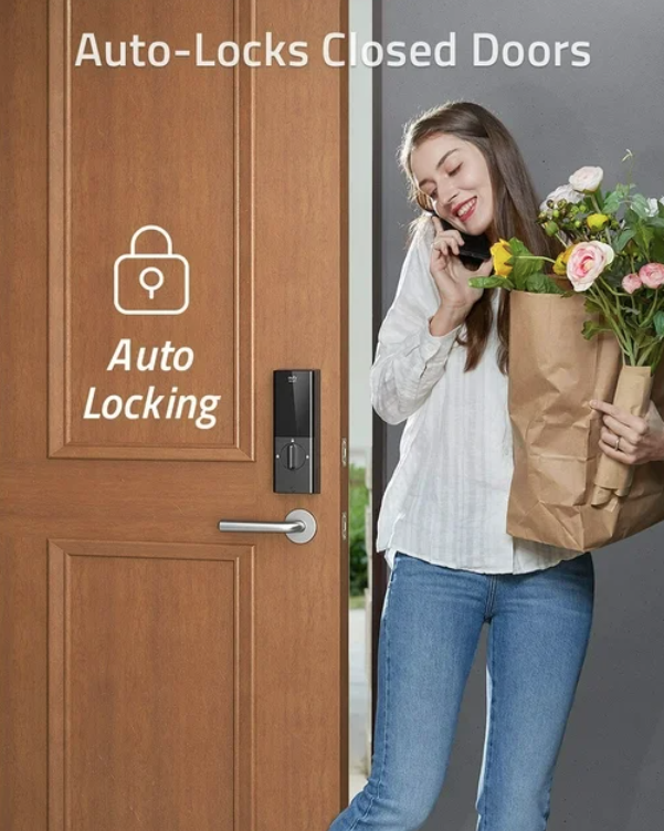 Eufy Smart Lock Touch with Wi-Fi Bridge T8510013 - Black - Like New
