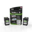 VersaInk-Nano 61 MXL, Titan-Magnetic (MICR 3-in-1) Black Ink Cartridge 2-Pack - Brand New