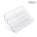 DEFLECT-O DEFLECTO 70801 EIGHT-POCKET BUSINESS CARD HOLDER CAPACITY 400 CLEAR - Brand New