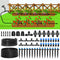 MIXC 230FT DRIP IRRIGATION SYSTEM SPRINKLER SYSTEM KIT 1/4" TUBING - BLUE - Like New