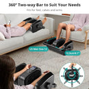 BINECER FOOT MASSAGER WITH HEAT, UPGRADE FOOT MASSAGER FOR CIRCULATION - BLACK - Like New